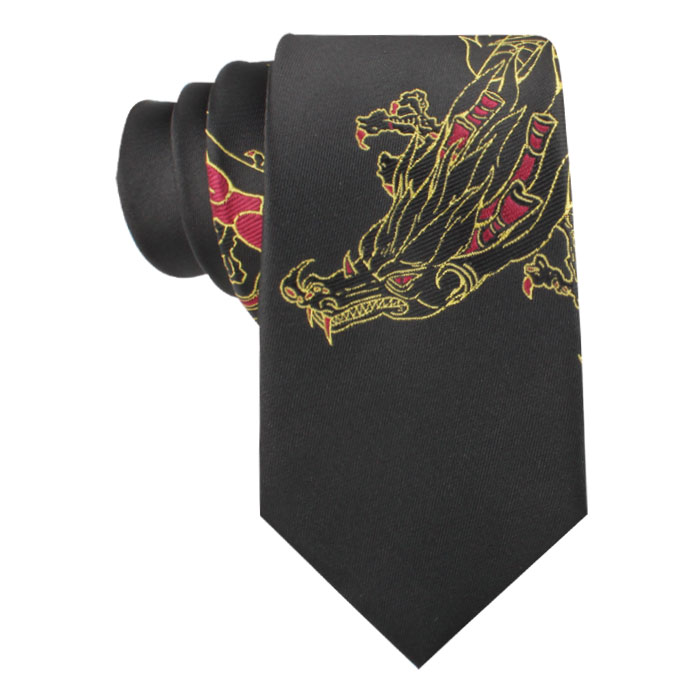 Embroidered ties Embroidered ties